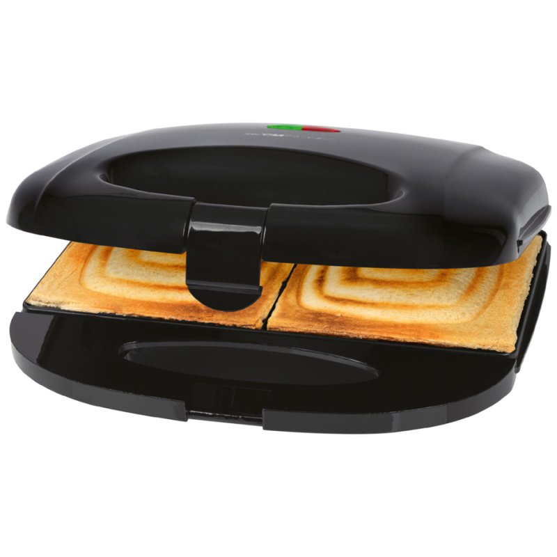 CLATRONIC sandwich maker ST 3813, white, non-stick coating, 680-820 W